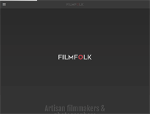 Tablet Screenshot of filmfolk.com